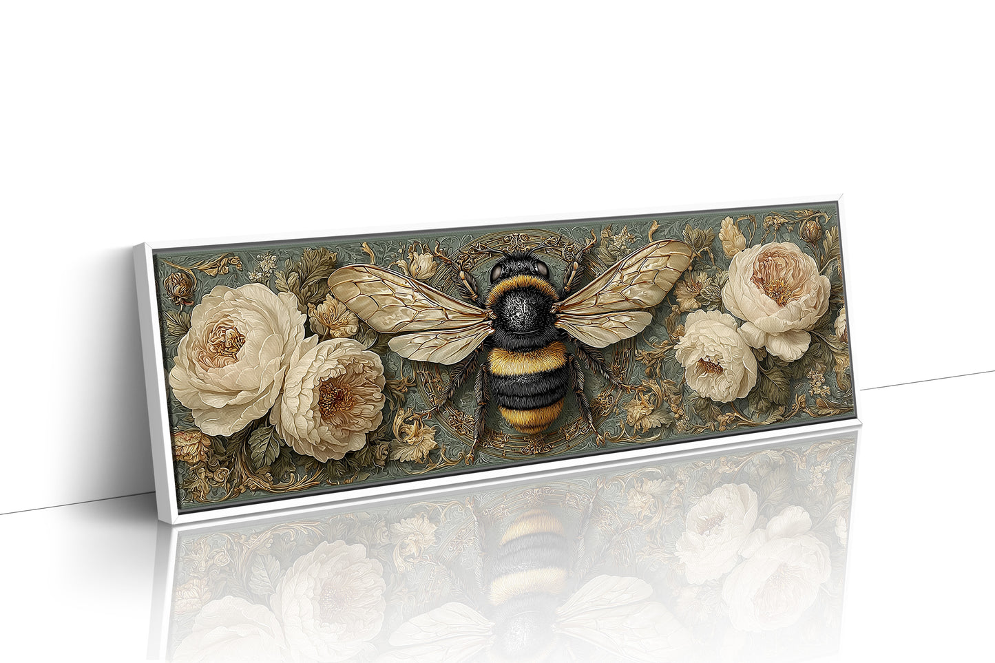 Bee Among the Ivory Blossoms