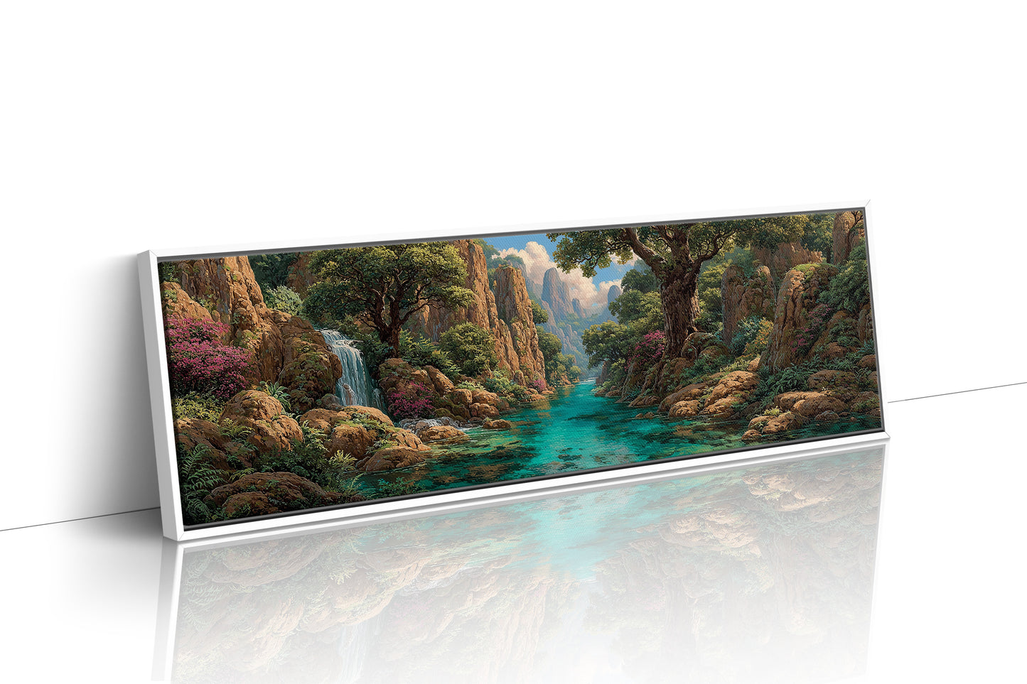Emerald River Through the Hidden Cliffs