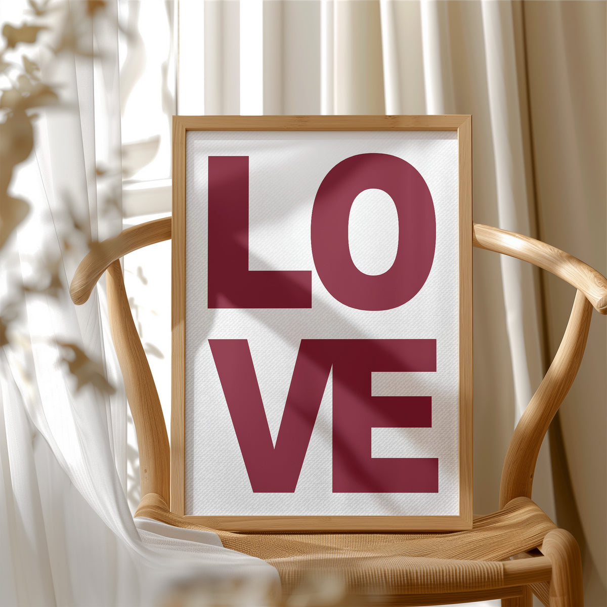 Love in Bold Block Type