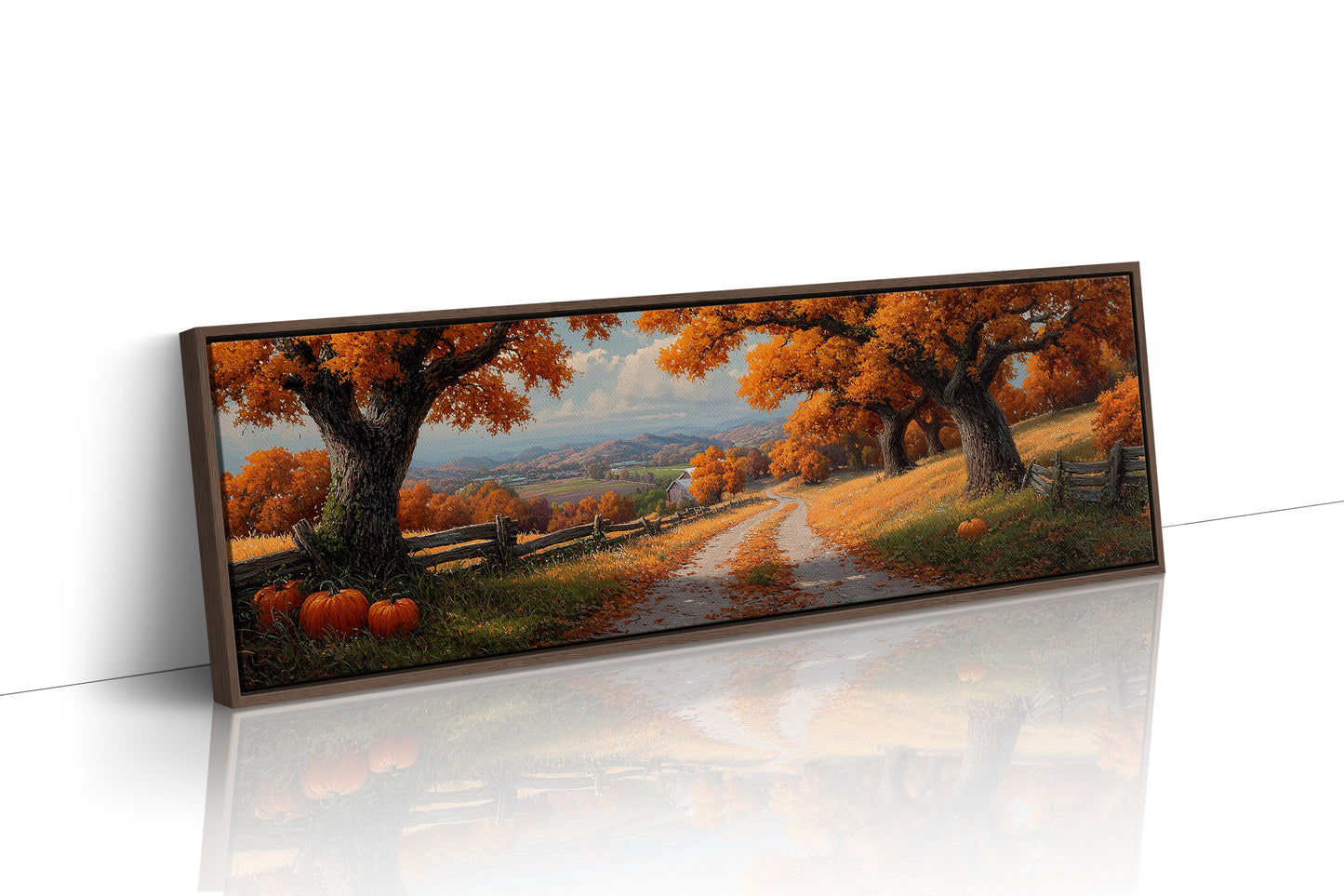 Autumn Harvest Country Road