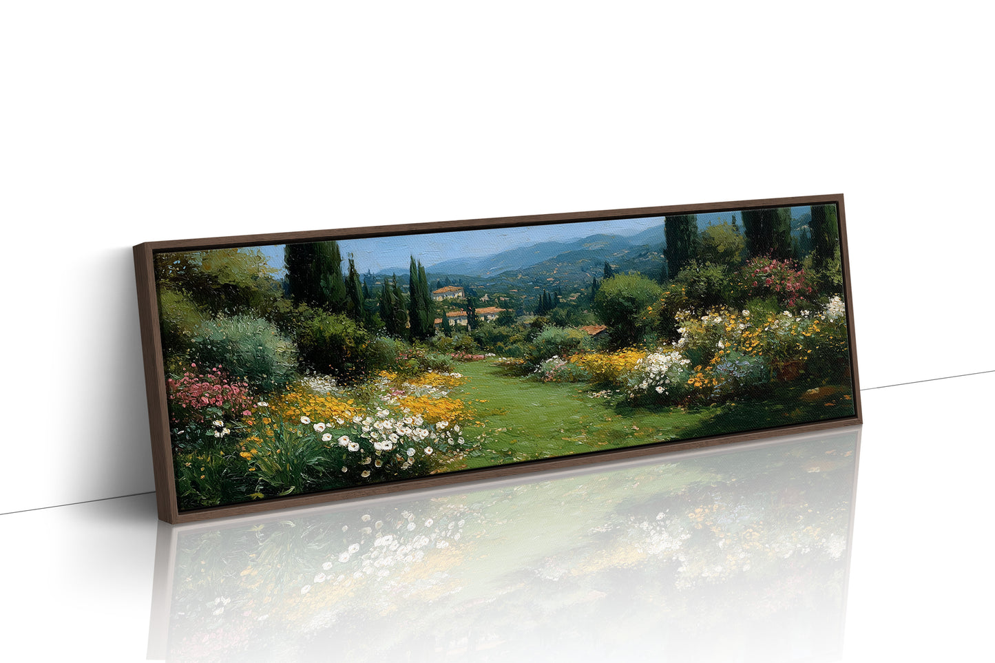 Sunlit Garden Path In Tuscany