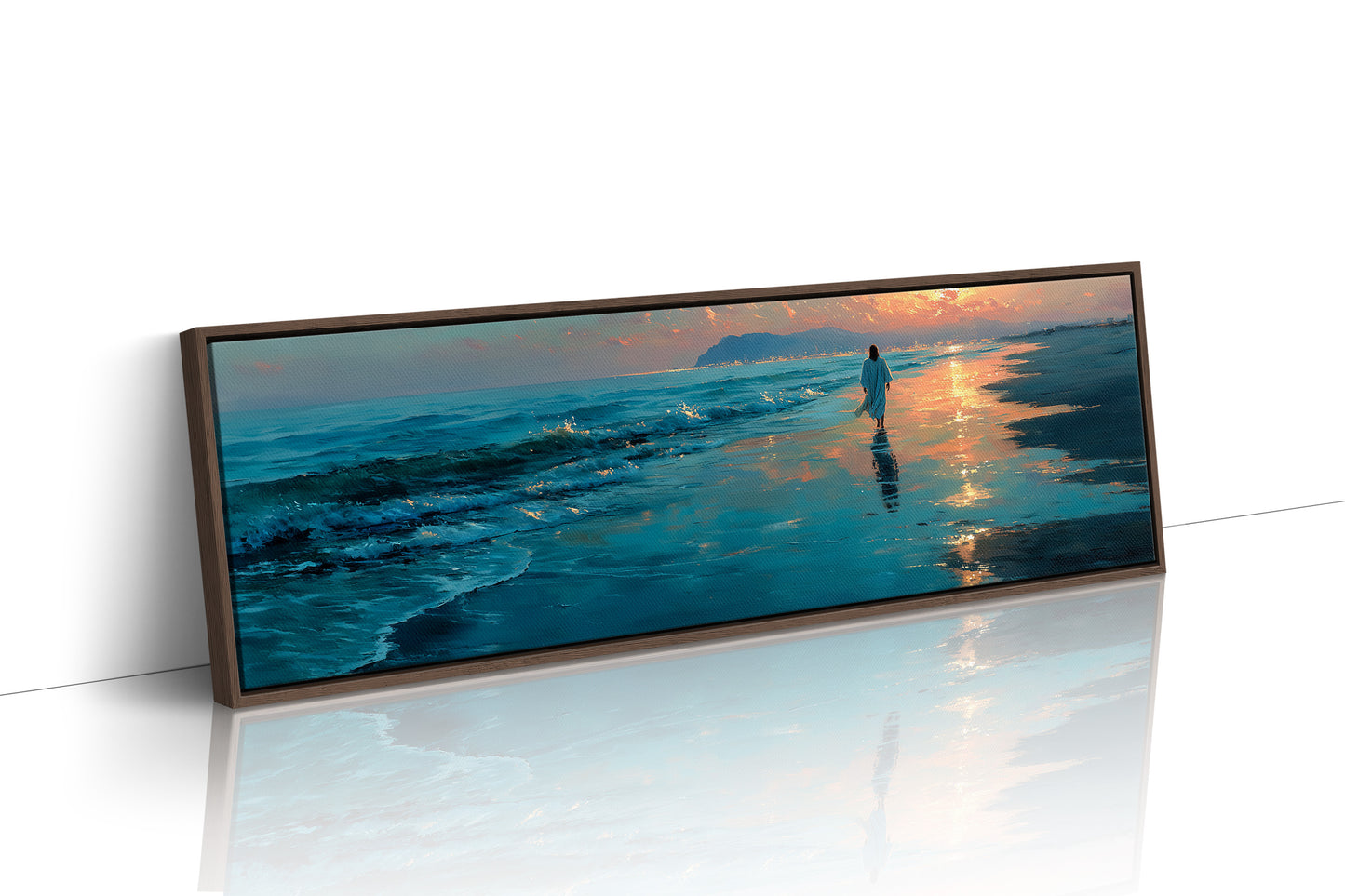Radiant Abstract Sunset Reflection