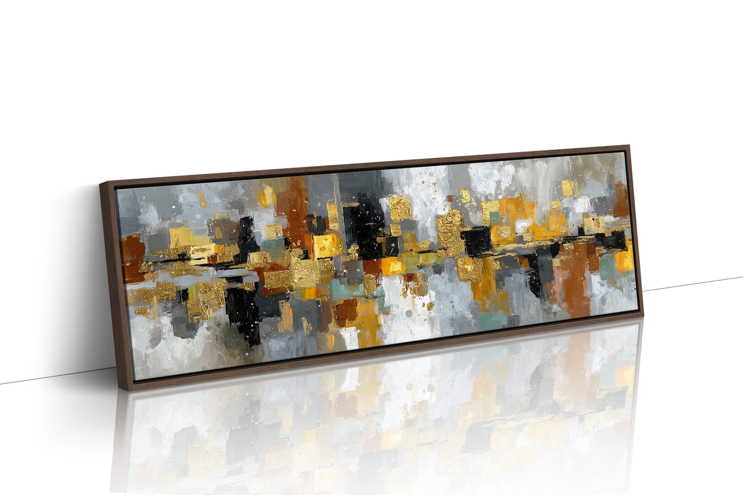 Golden City Abstract
