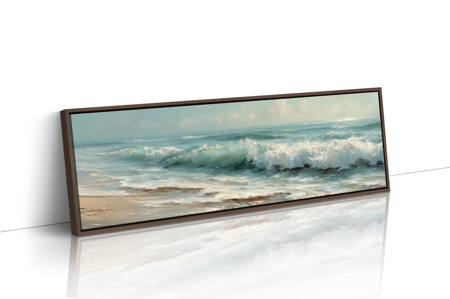Rolling Waves on Quiet Shore