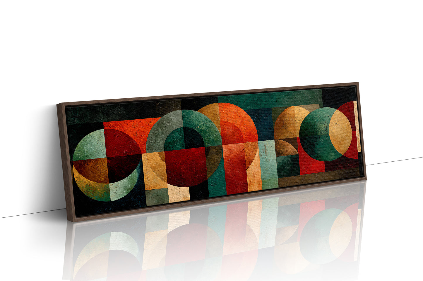 Mid Century Geometry In Earth Tones