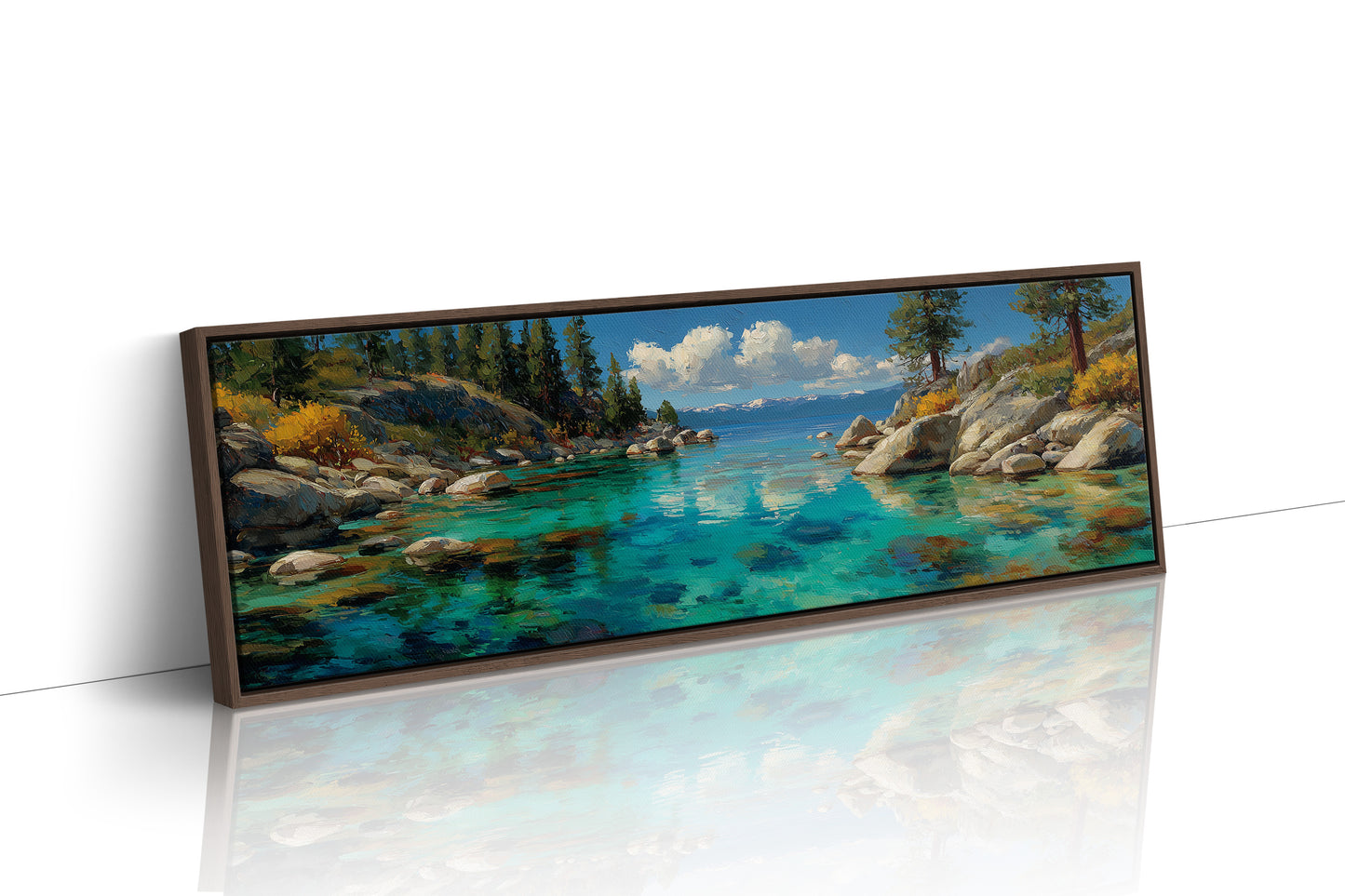 Crystal Waters Of The Mountain Shore