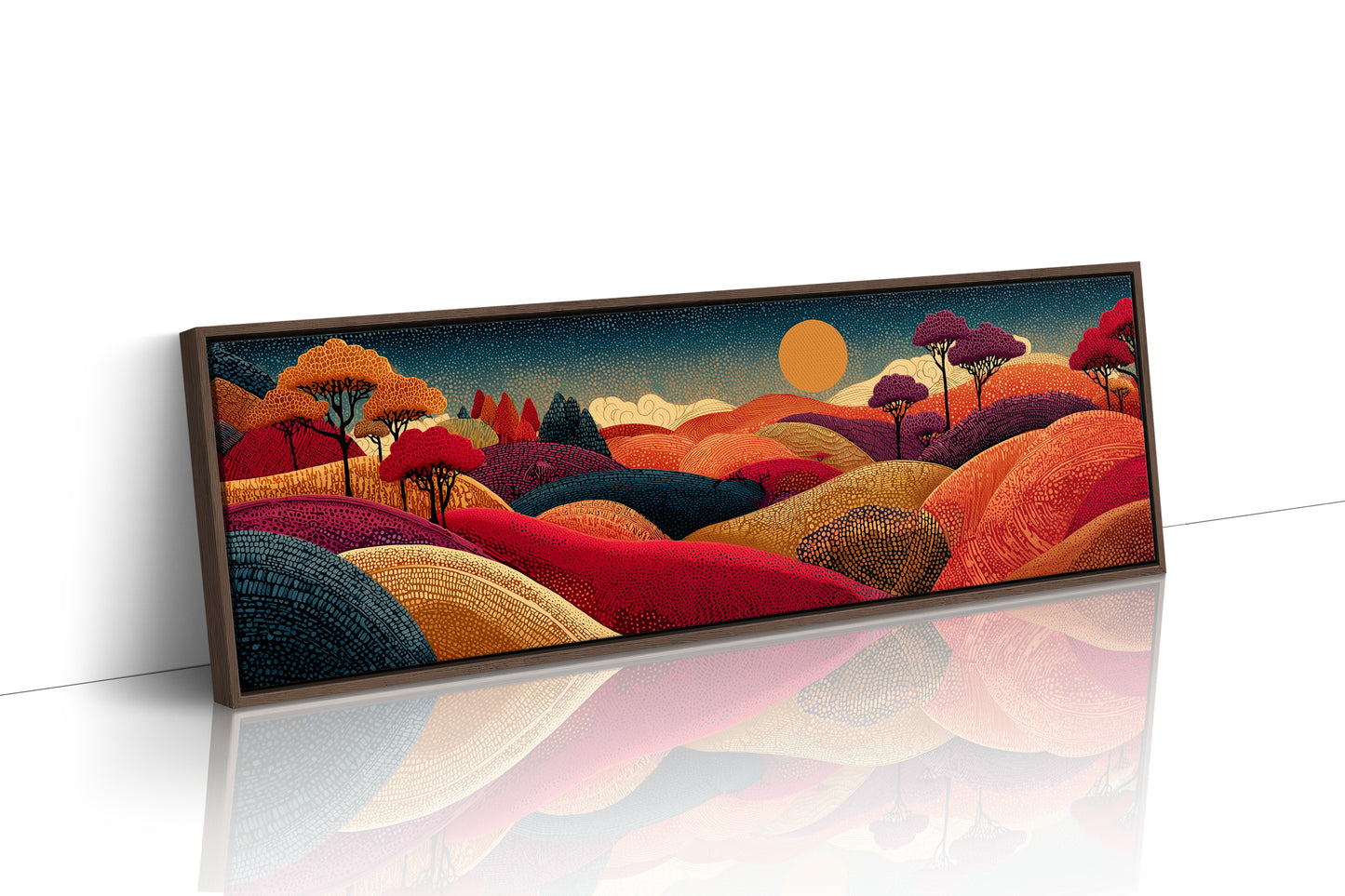 Sunlit Hills of Autumn Dreams