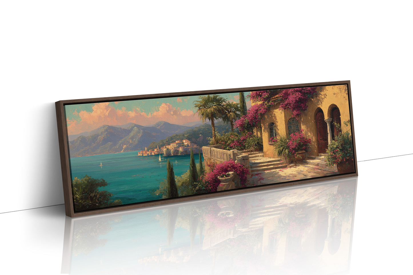 Terrace Overlooking The Blue Coast