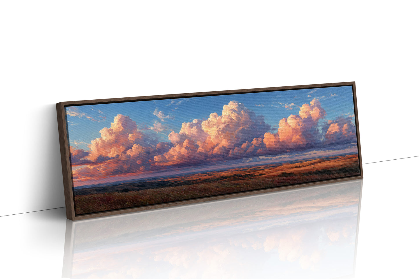 Sunlit Prairie Cloudscape
