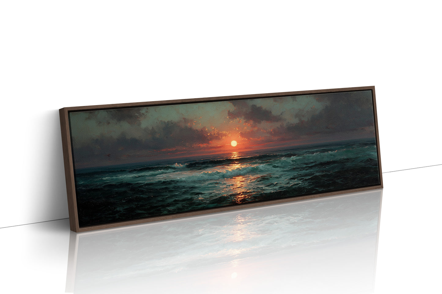Crimson Ocean Sunset