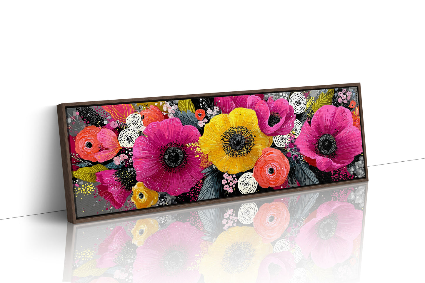 Vibrant Modern Floral Burst
