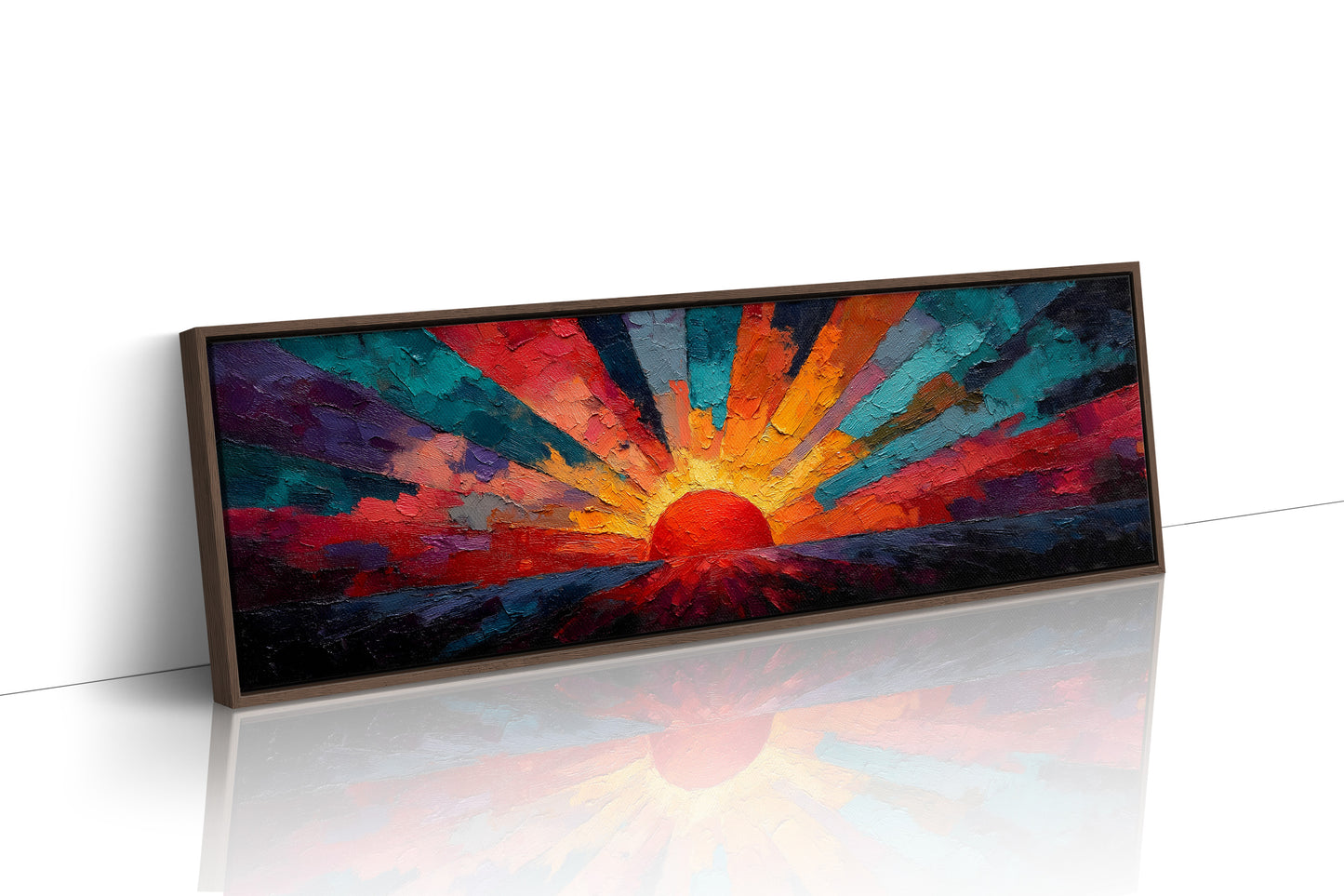 Sunburst in Painted Fire