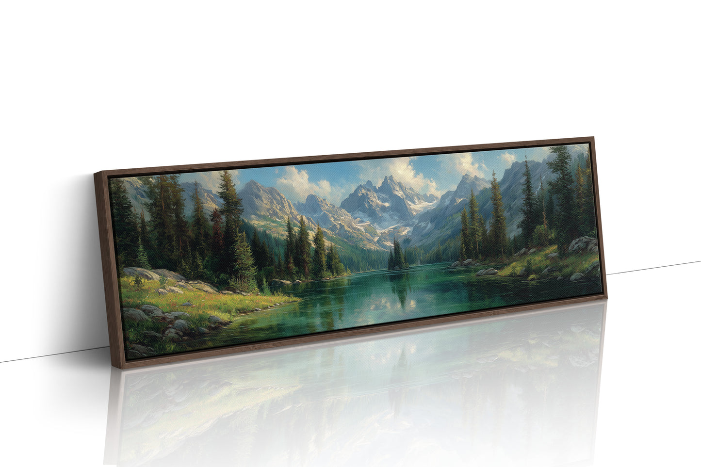 Still Waters Beneath Silver Peaks