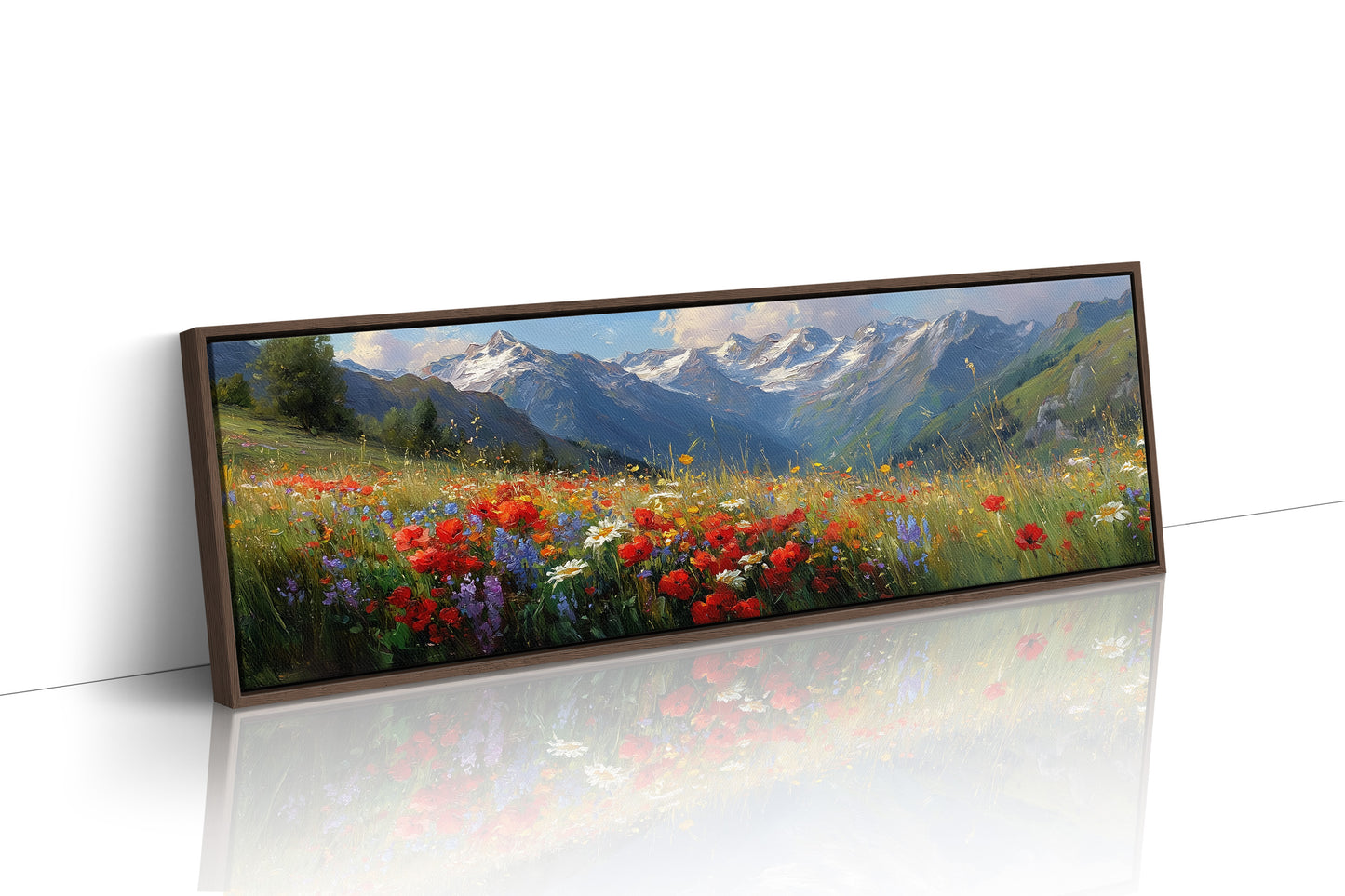 Wildflowers Beneath the Peaks