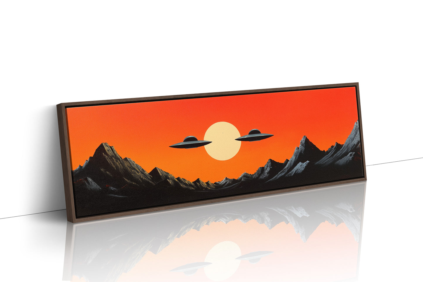 Visitors in the Red Sky