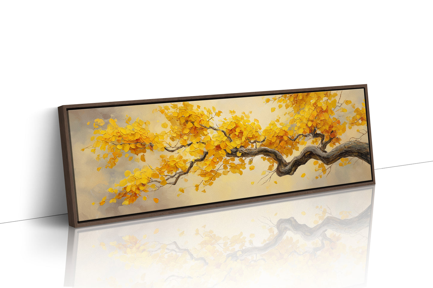 Golden Branch in Autumn Light