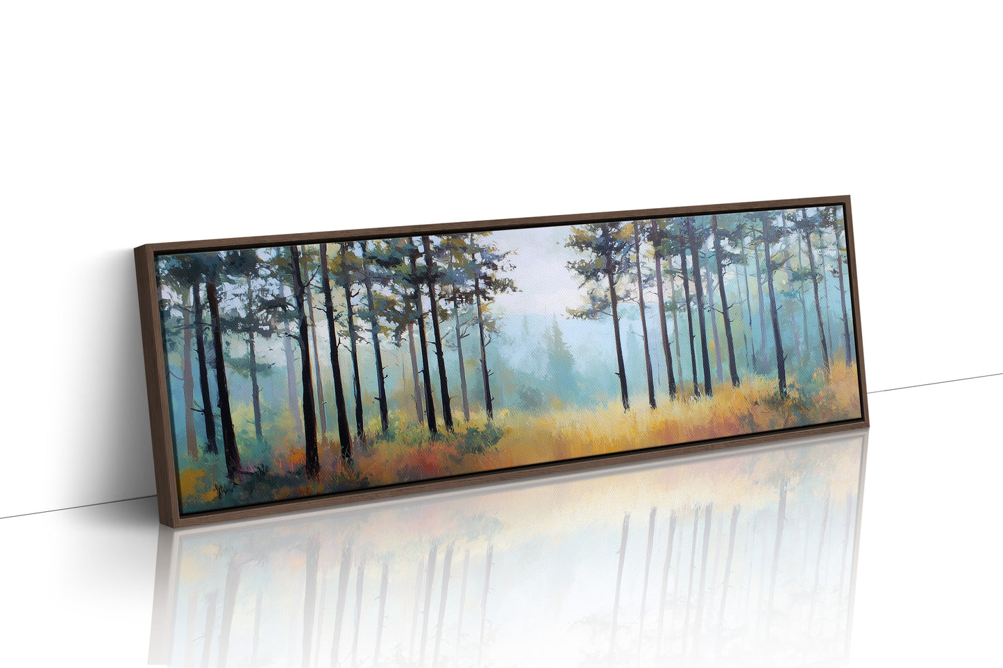 Morning Haze Through the Pines