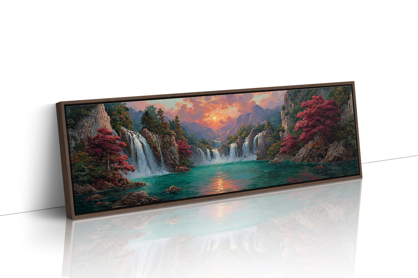 Sunset Over Cascading Eden