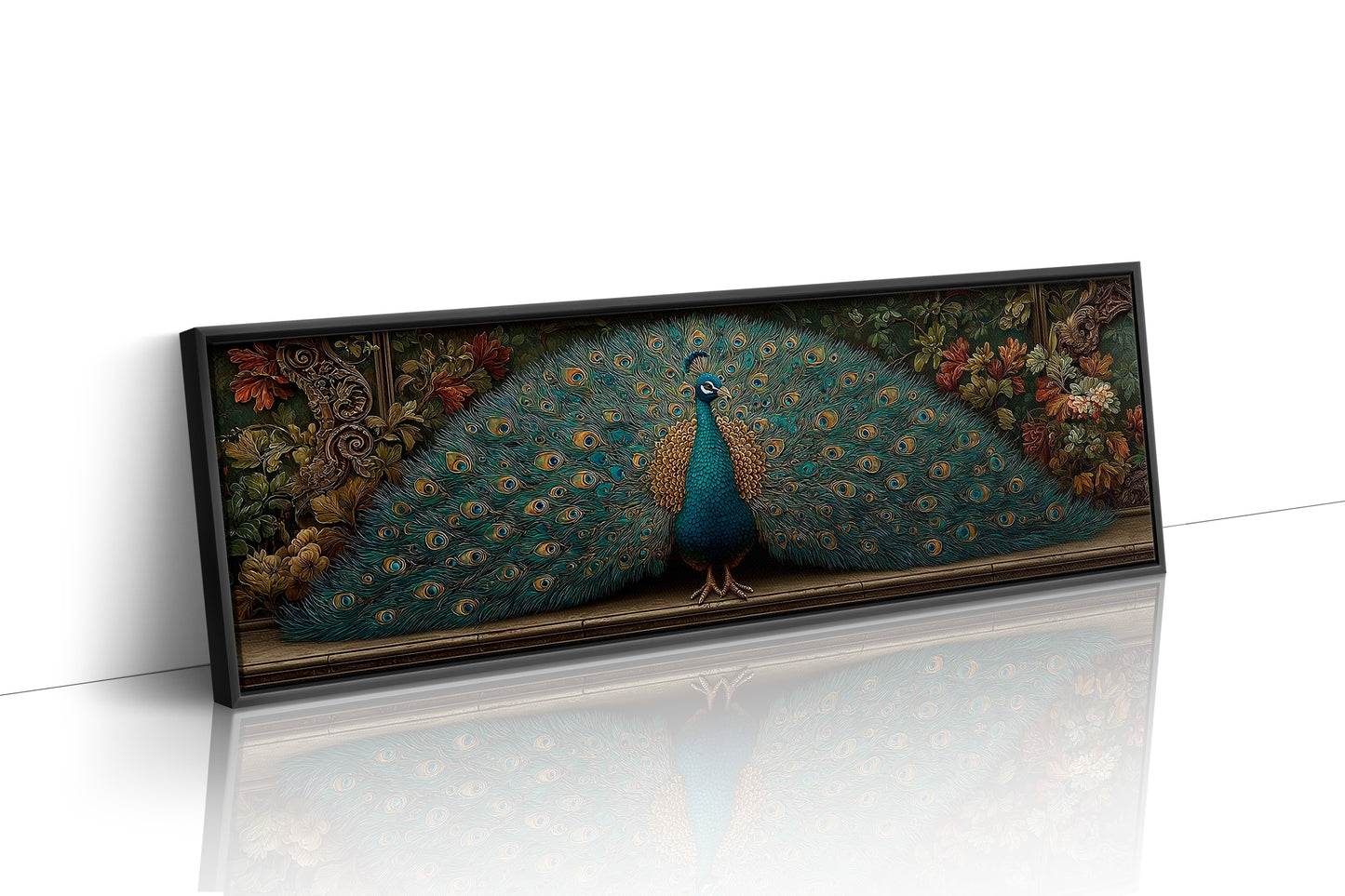 Emerald Plumes In Royal Bloom