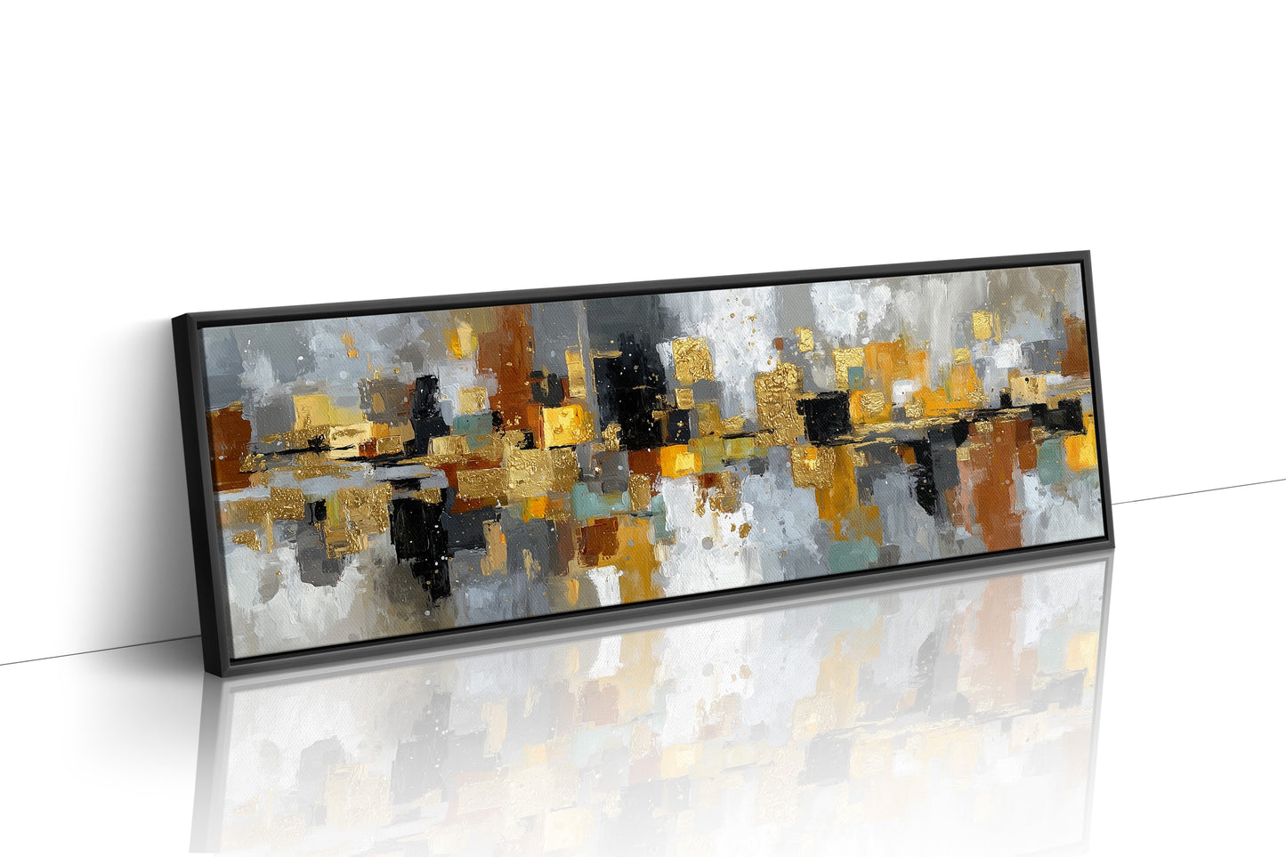 Golden City Abstract