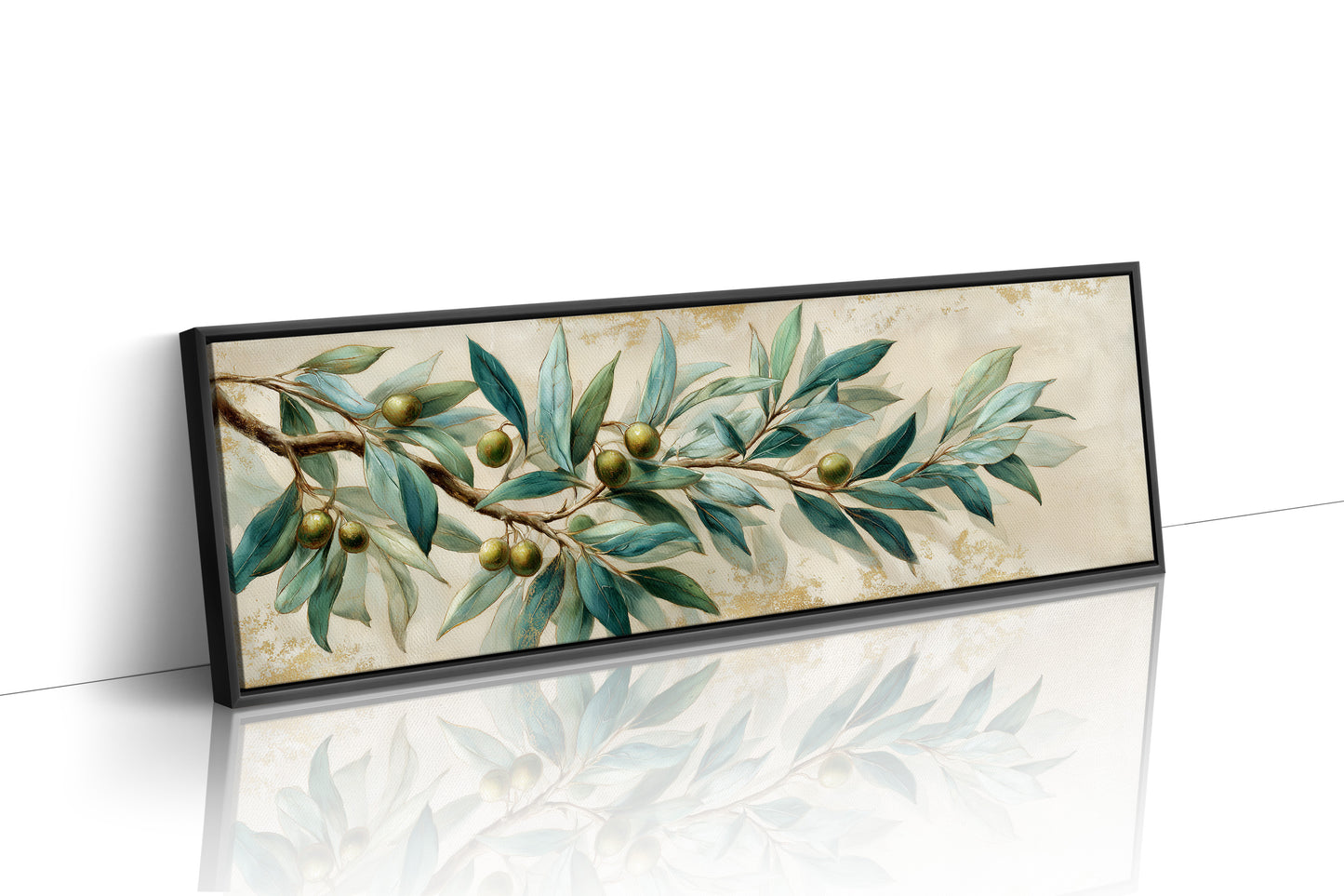 Olive Branch In Soft Mediterranean Light