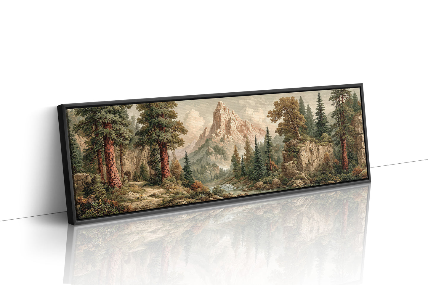 Majestic Mountain Forest Wilderness Landscape