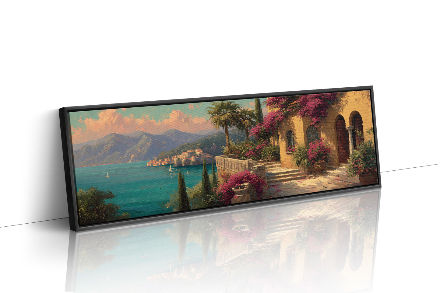 Terrace Overlooking The Blue Coast