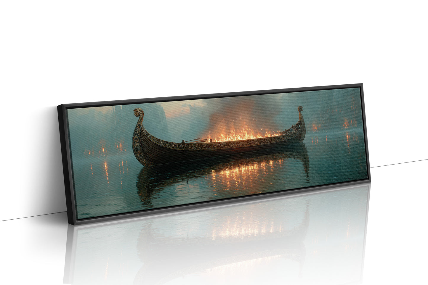 Viking Farewell On The Burning Sea