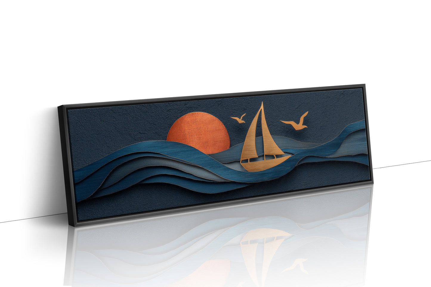 Sails Through Copper Sunset