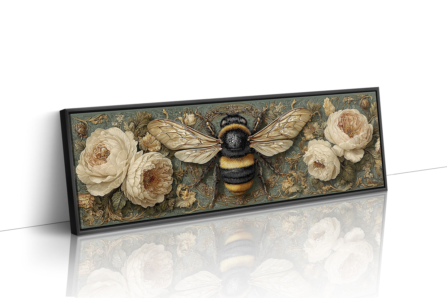 Bee Among the Ivory Blossoms