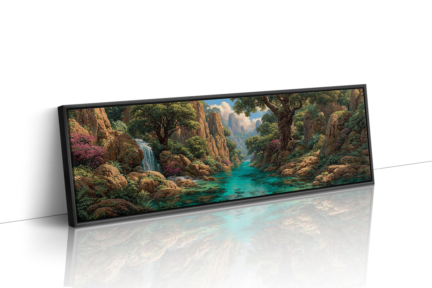 Emerald River Through the Hidden Cliffs