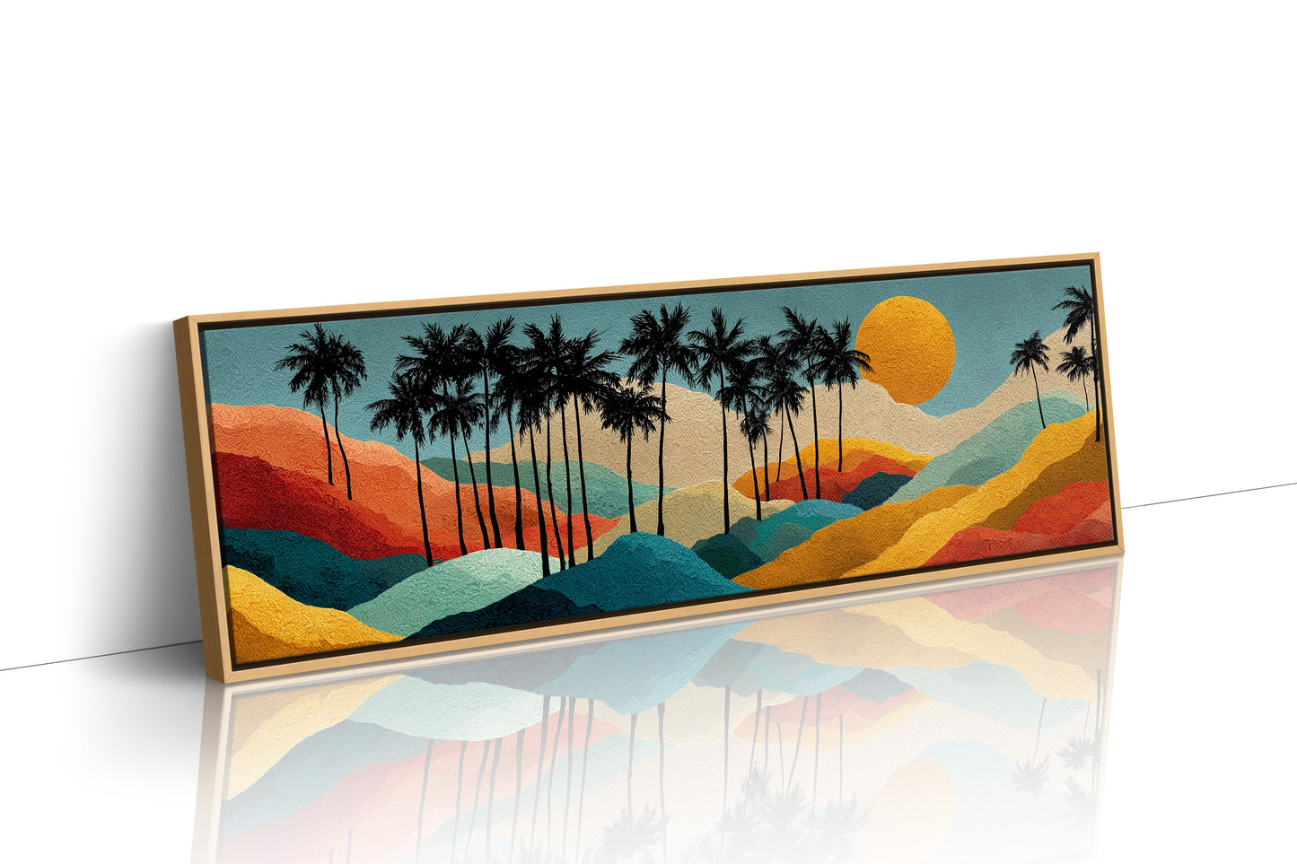 Sunset Over Painted Palms