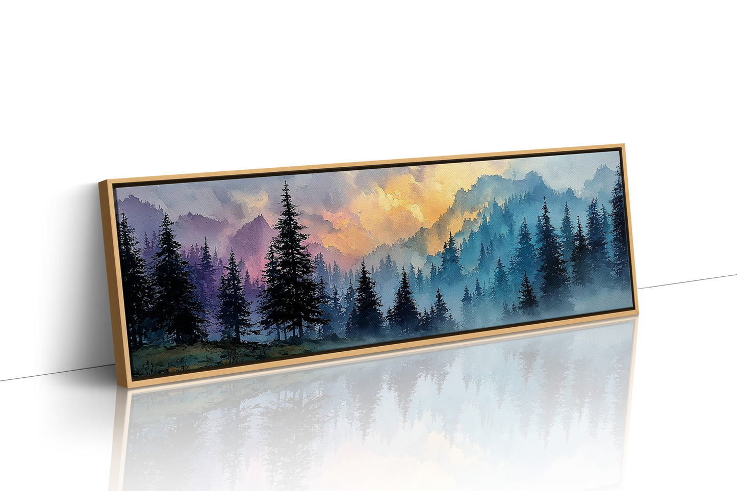 Mists Rise Through Painted Pines