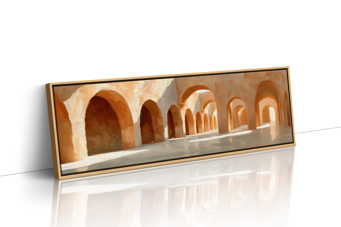Sunlit Arches in Stillness