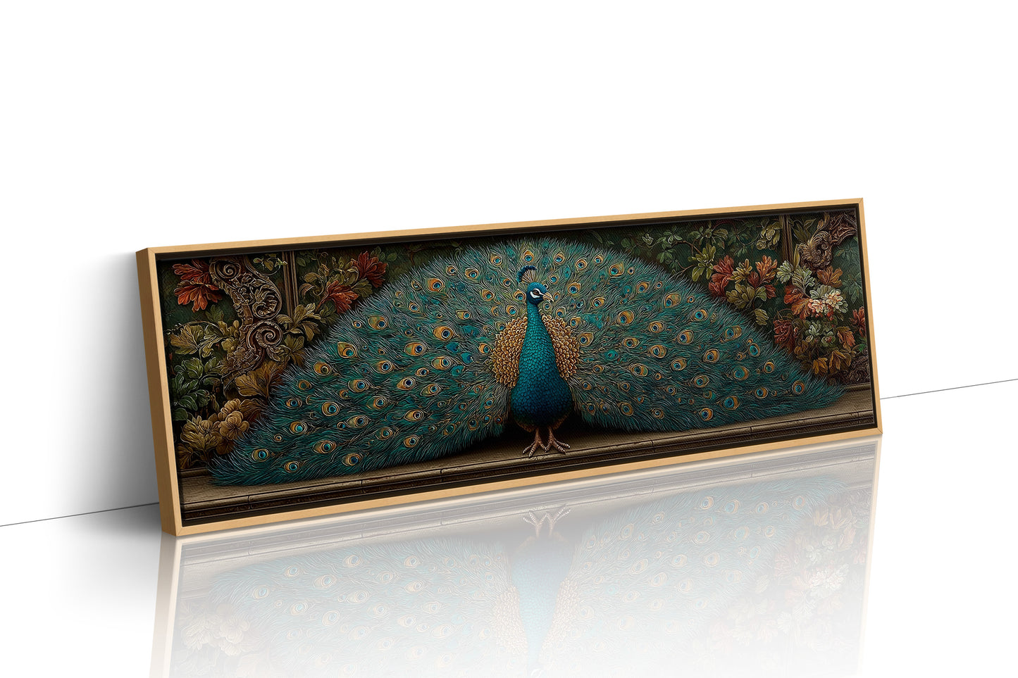 Emerald Plumes In Royal Bloom
