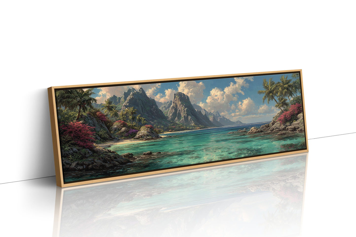 Emerald Shores Beneath Rising Peaks