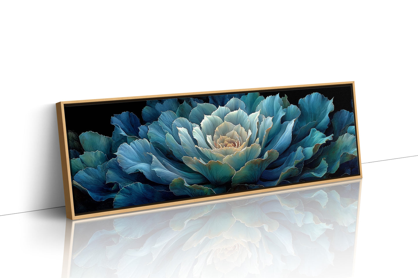 Midnight Bloom In Teal