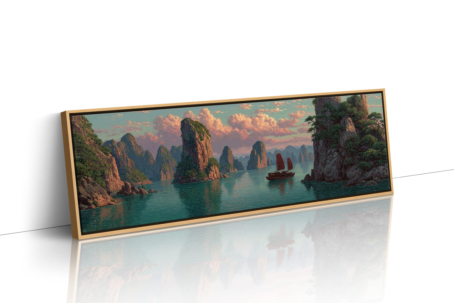 Sailing Between Stone Giants