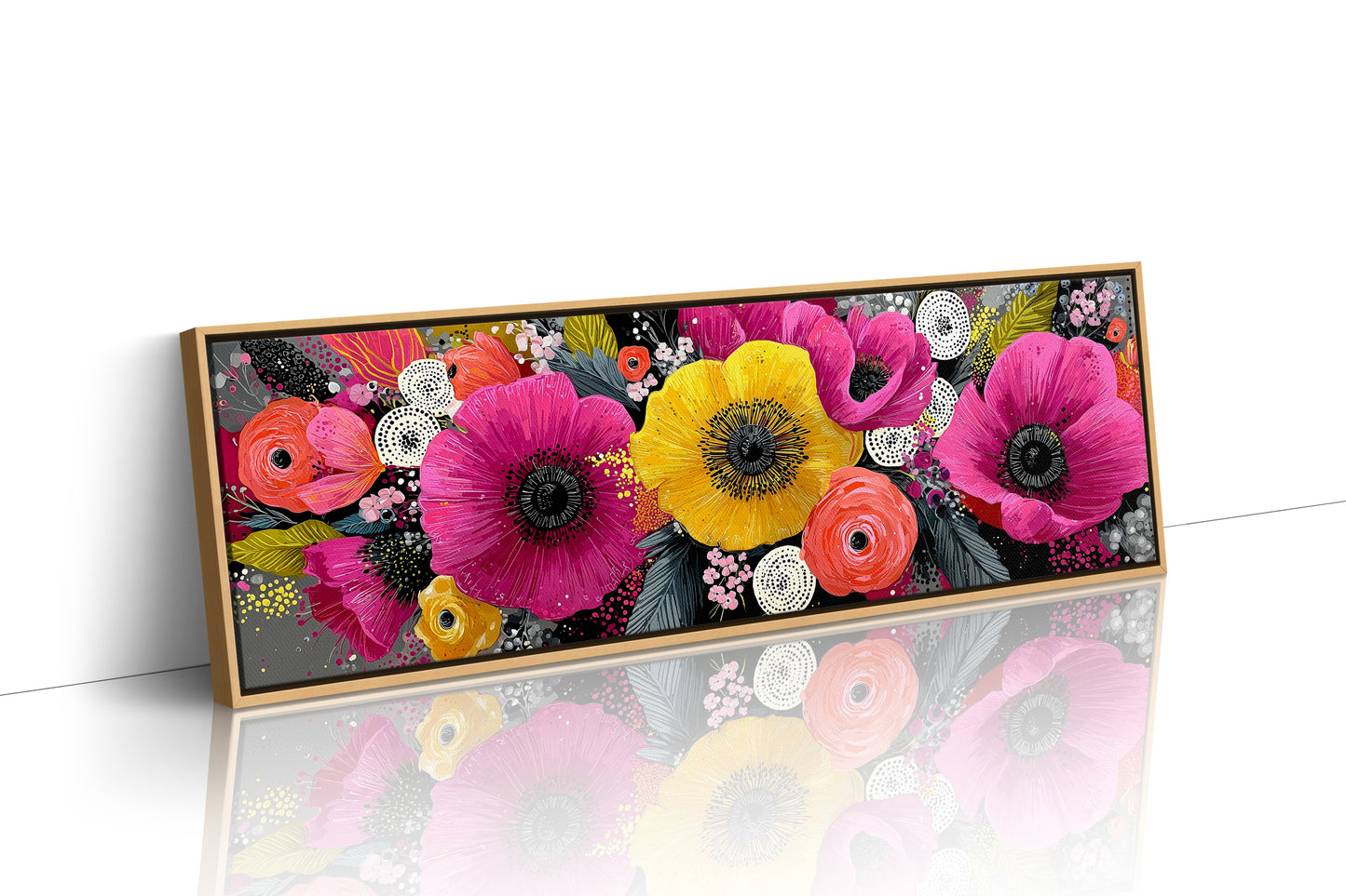 Vibrant Modern Floral Burst