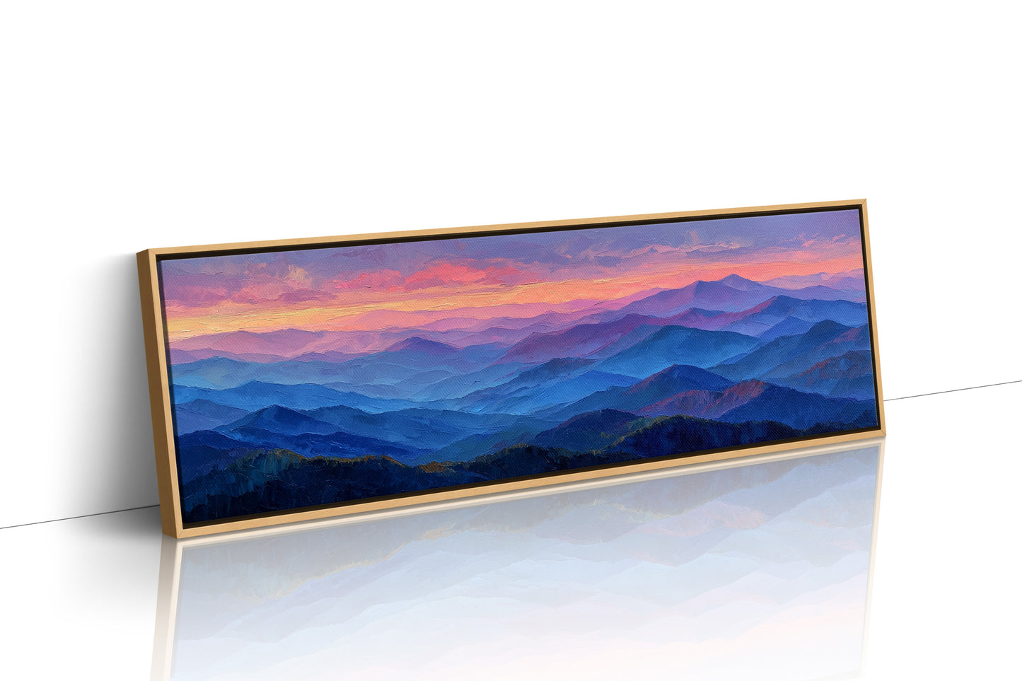 Pastel Mountains Drift at Dusk