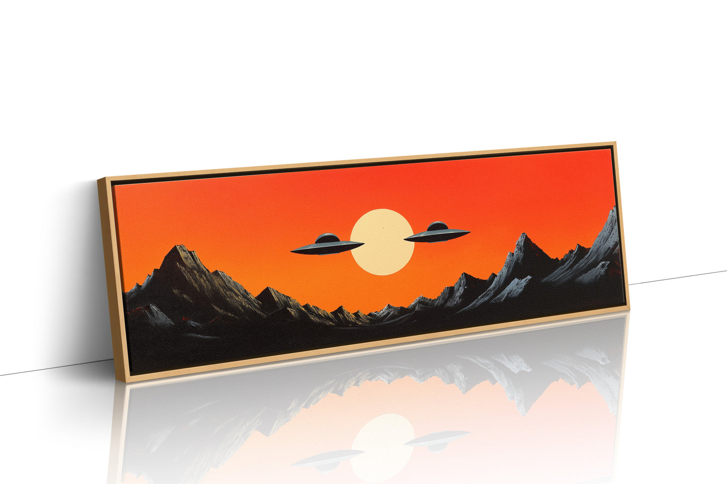 Visitors in the Red Sky