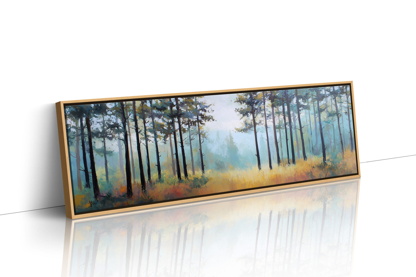 Morning Haze Through the Pines