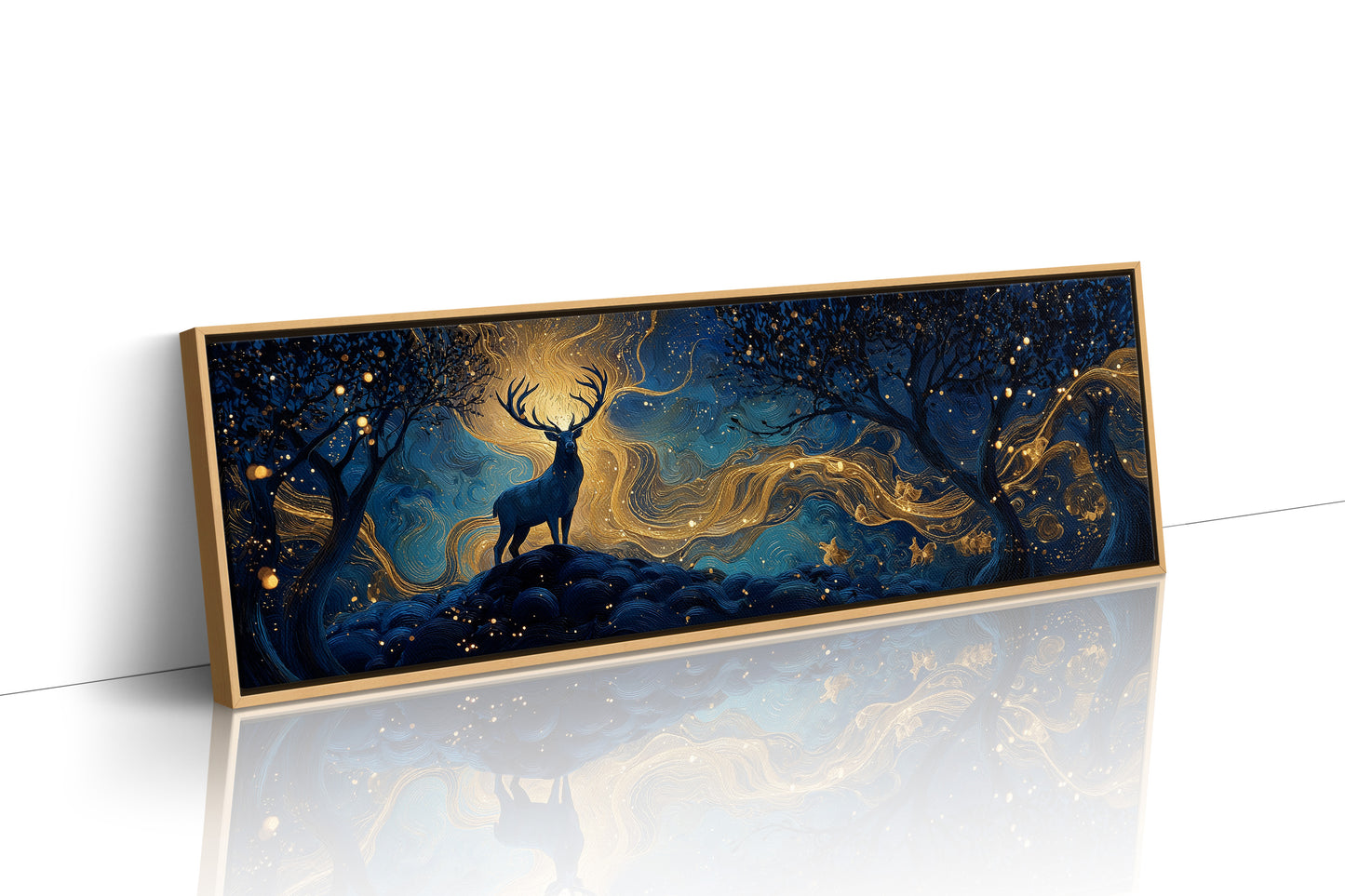 Stag Beneath the Golden Night