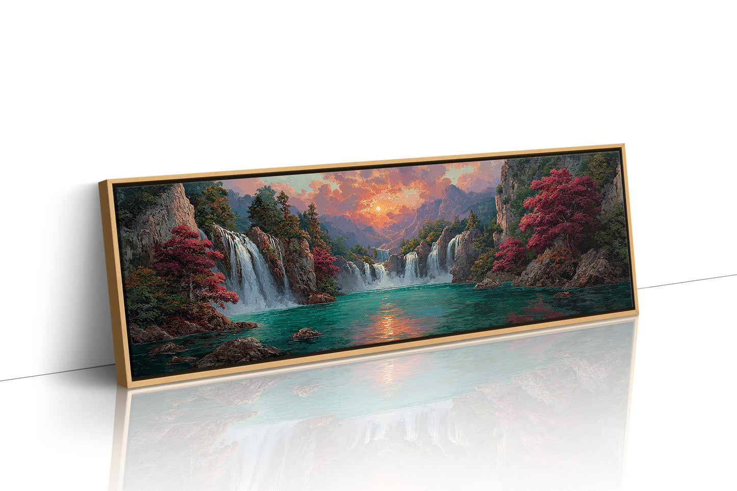 Sunset Over Cascading Eden