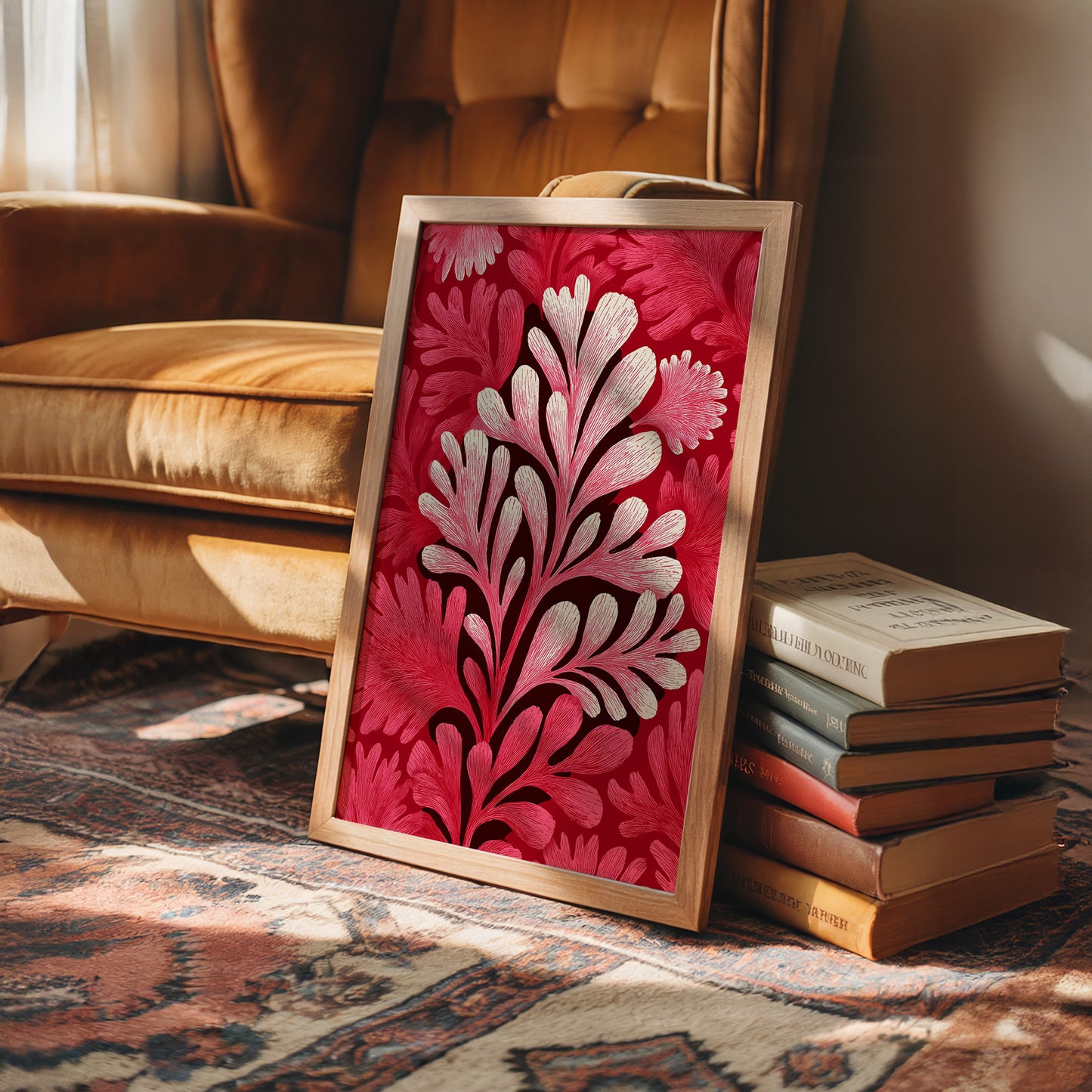 Crimson Fronds at Full Bloom