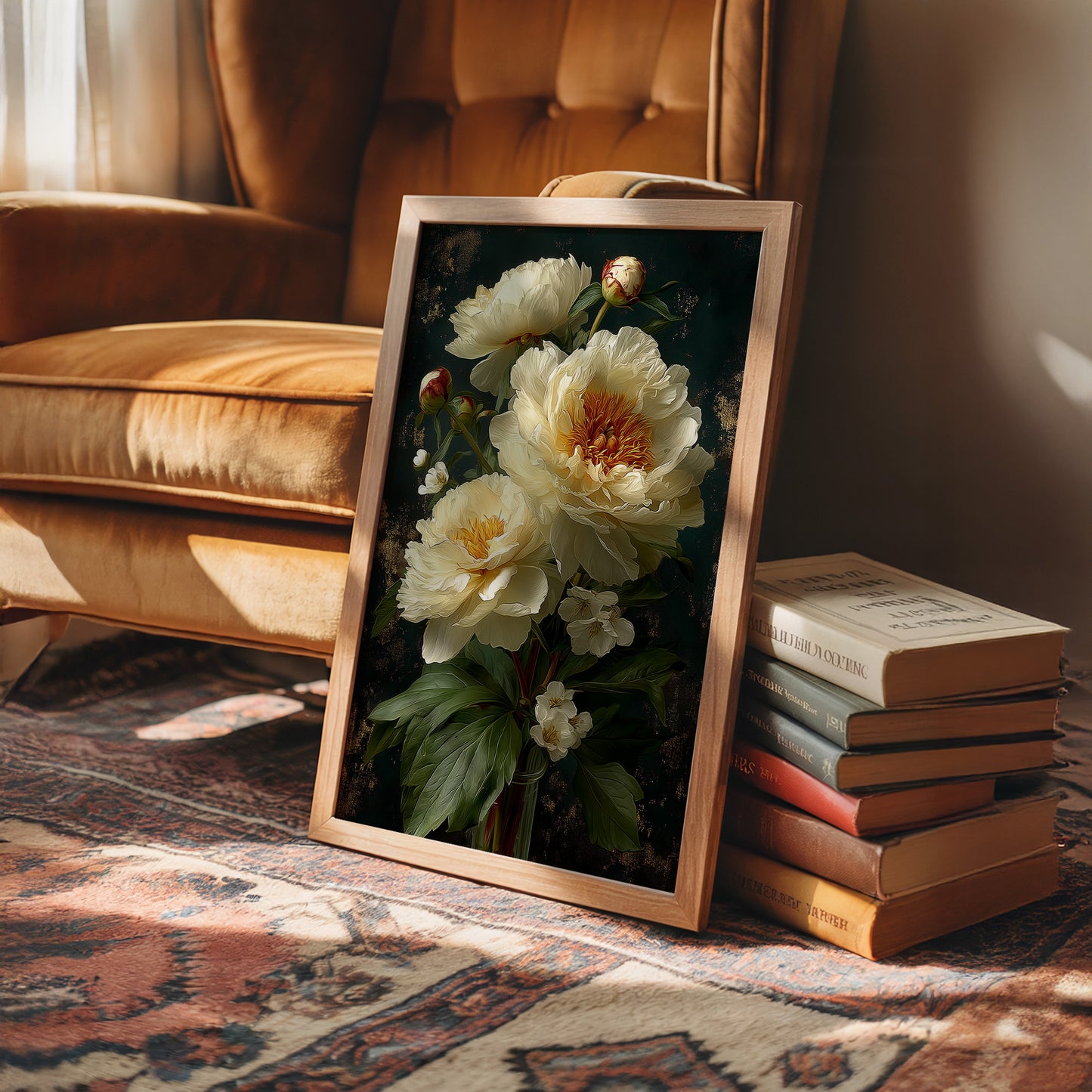 Where Cream Peonies Keep Secrets