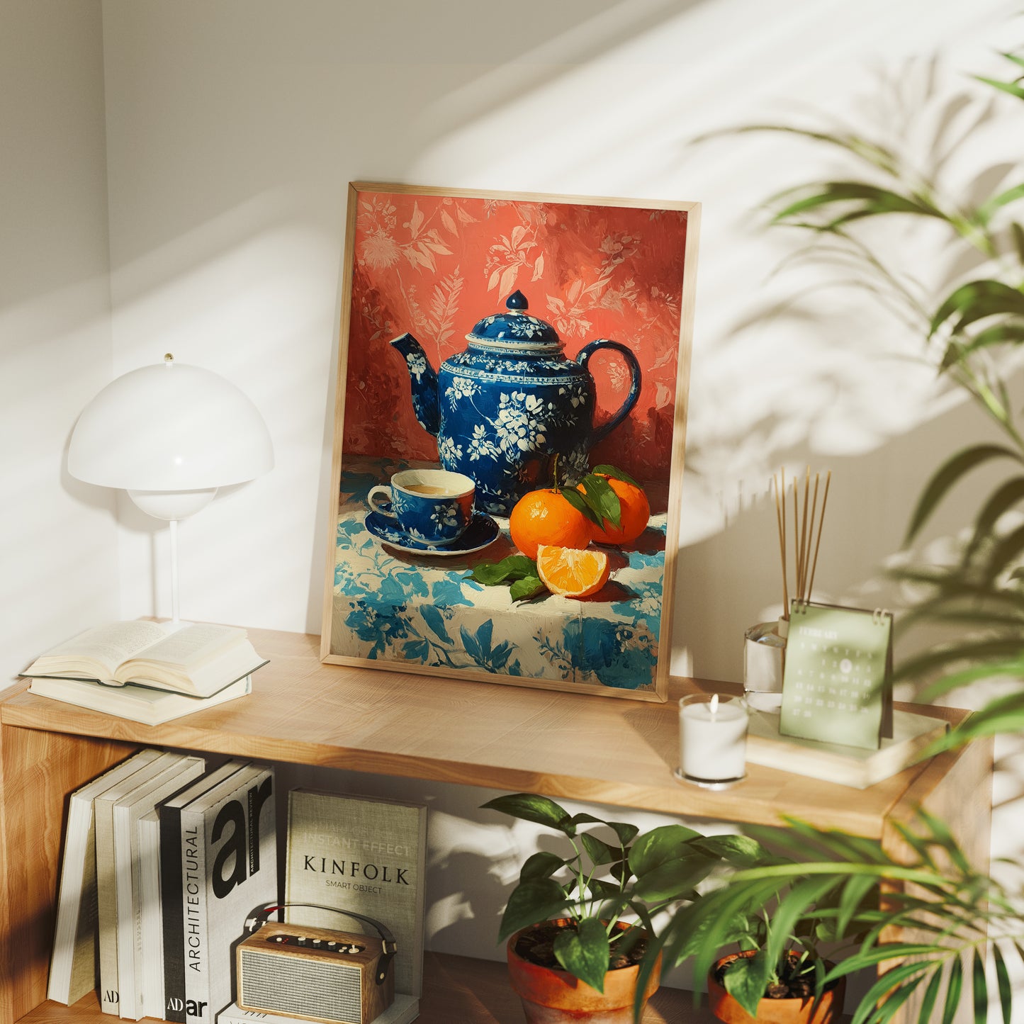 Blue China and Clementines