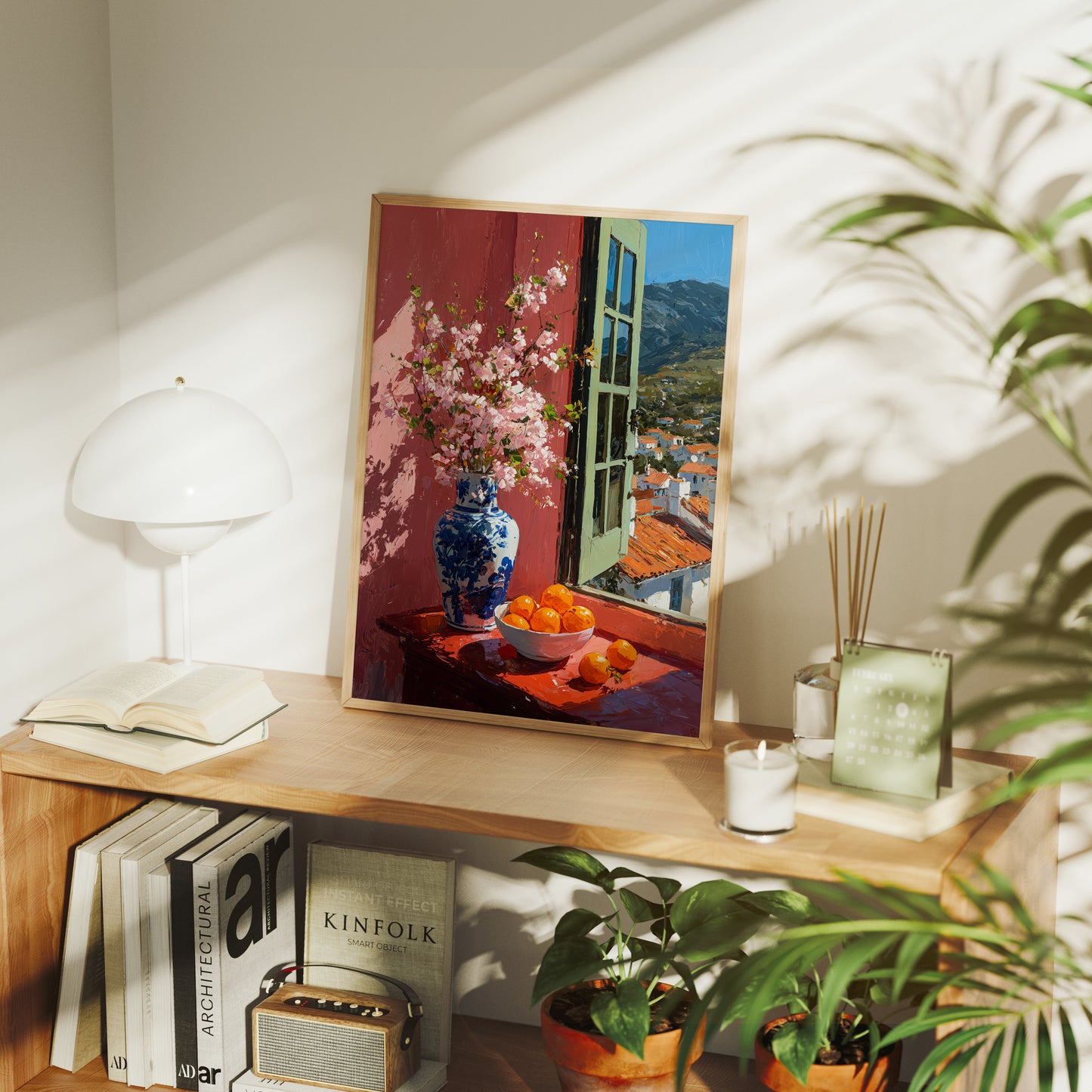 Oranges at the Red Window