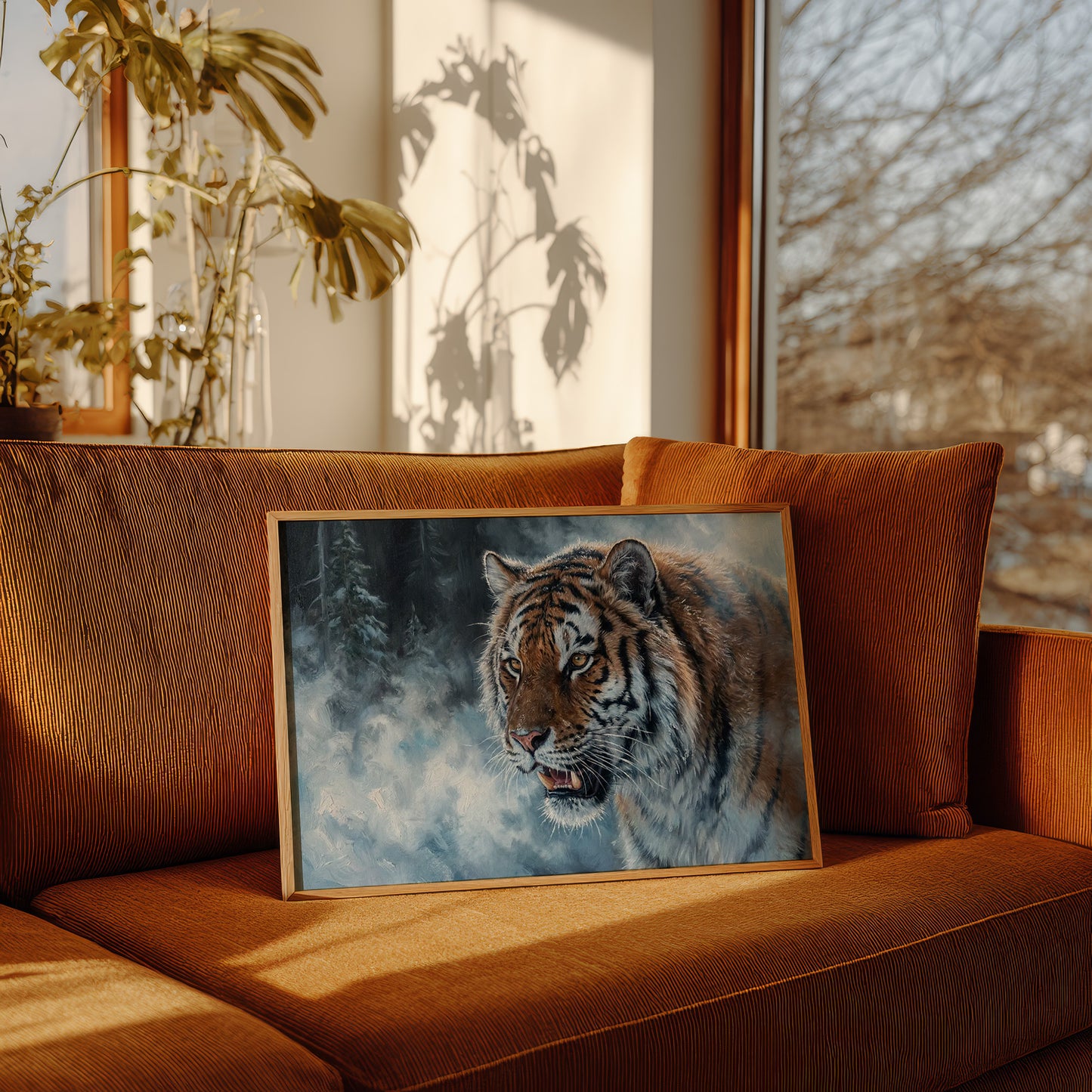 Siberian Tiger in the Snow