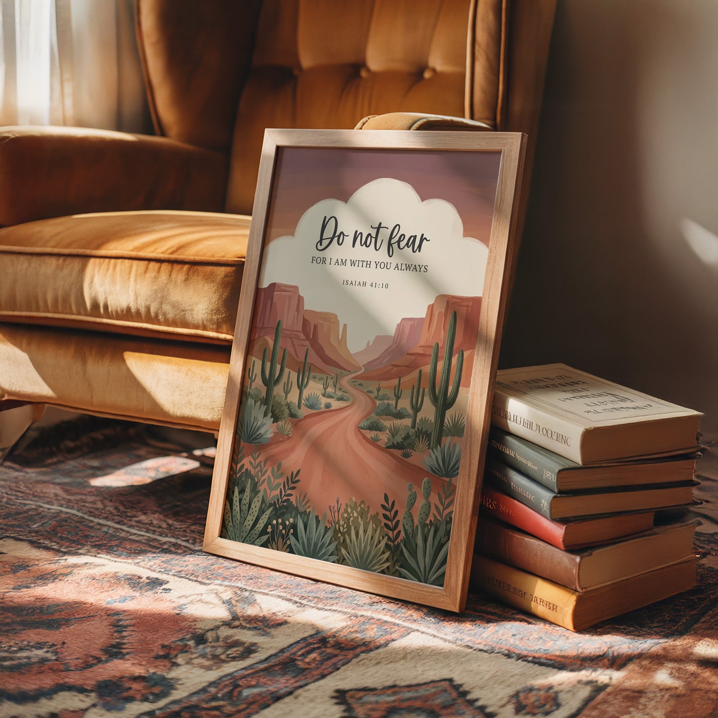 Do Not Fear: Desert Canyon Scripture Print
